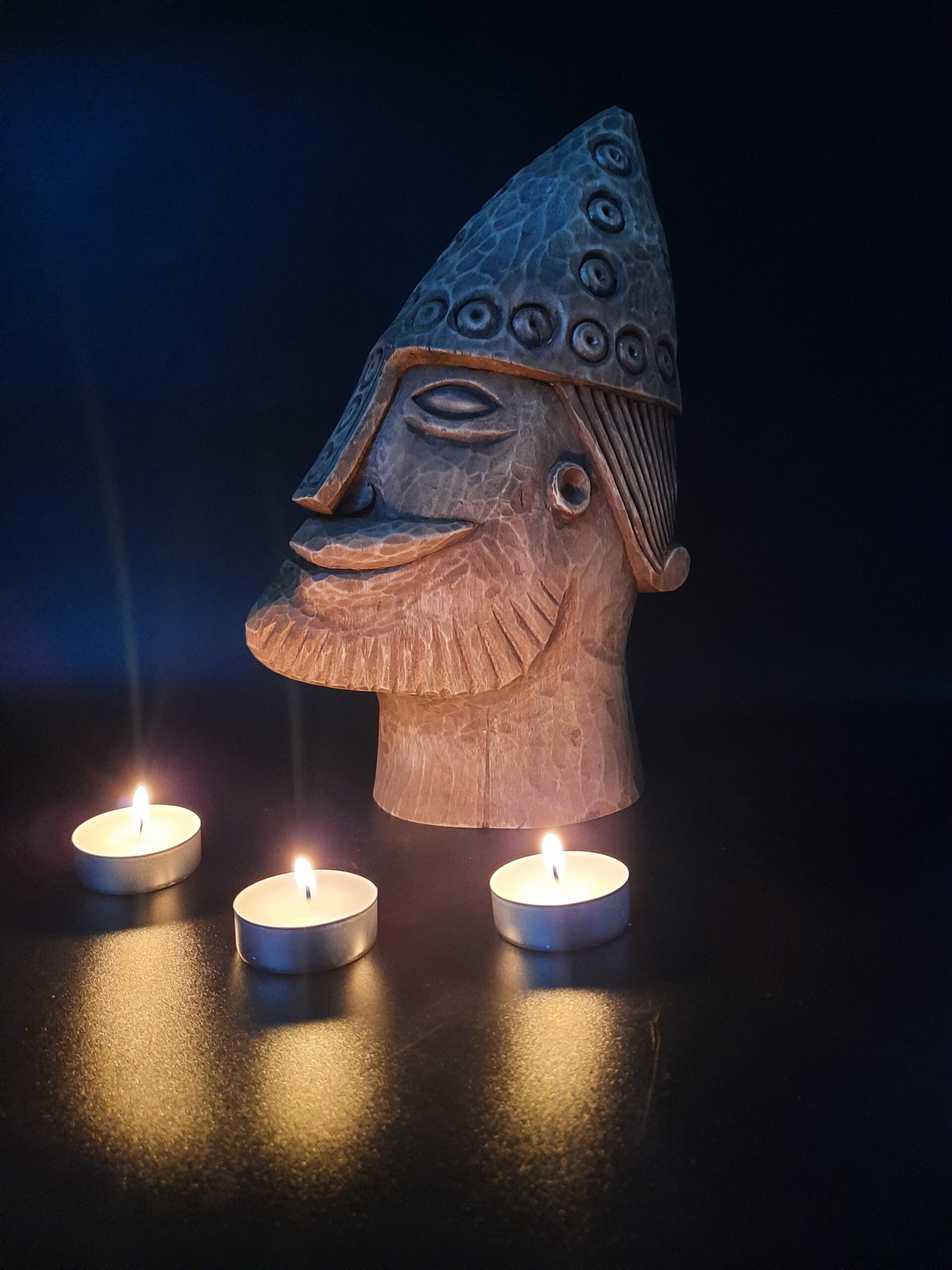 Algiz Rune Art Thor Statue God Thor Statue by Algizrune Art